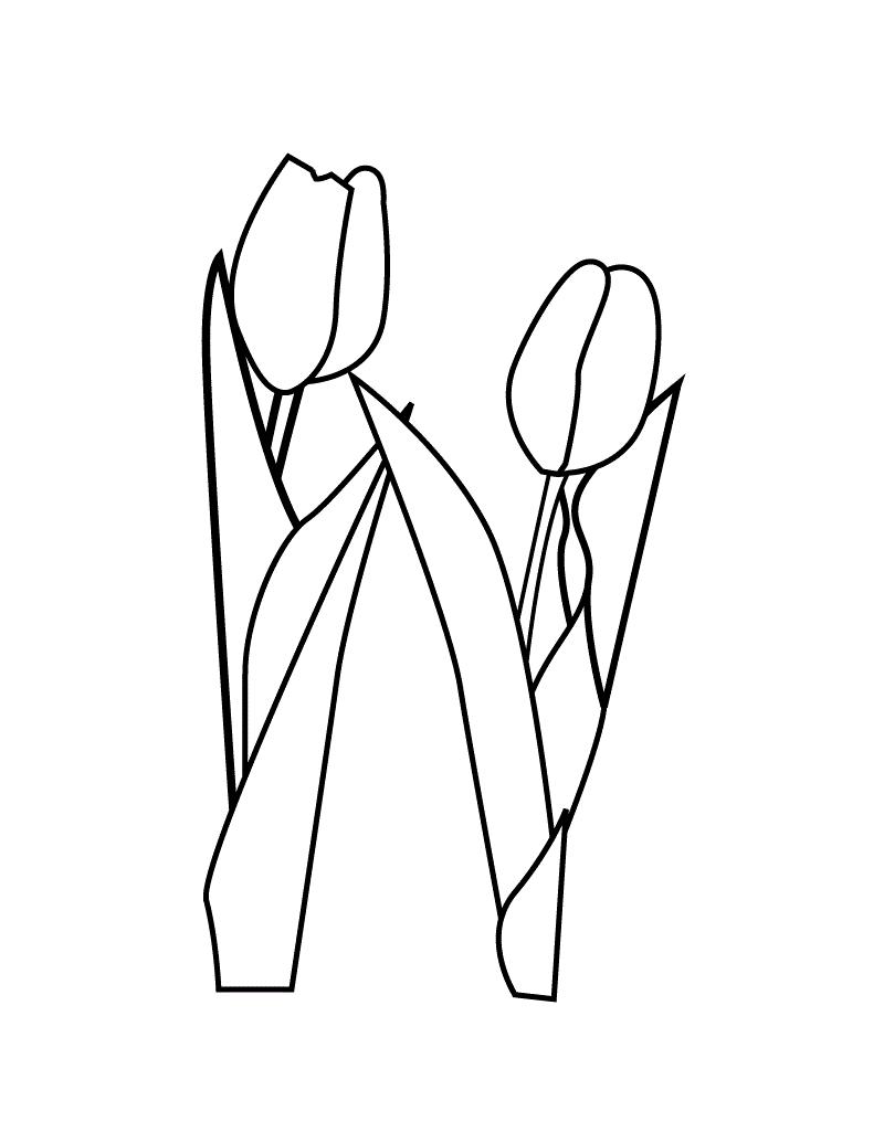 Fisă de colorat cu Primavara de colorat p26