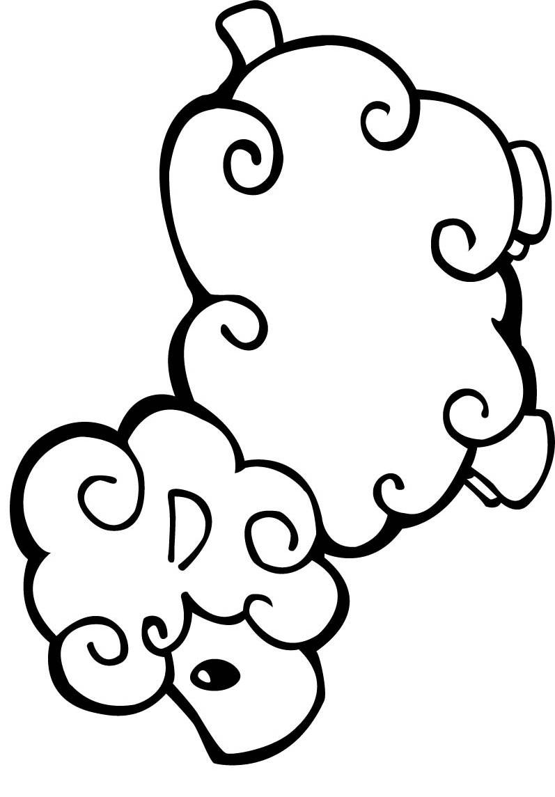 Fisă de colorat cu Primavara de colorat p51