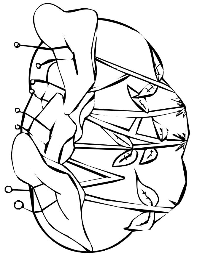 Fisă de colorat cu Primavara de colorat p57