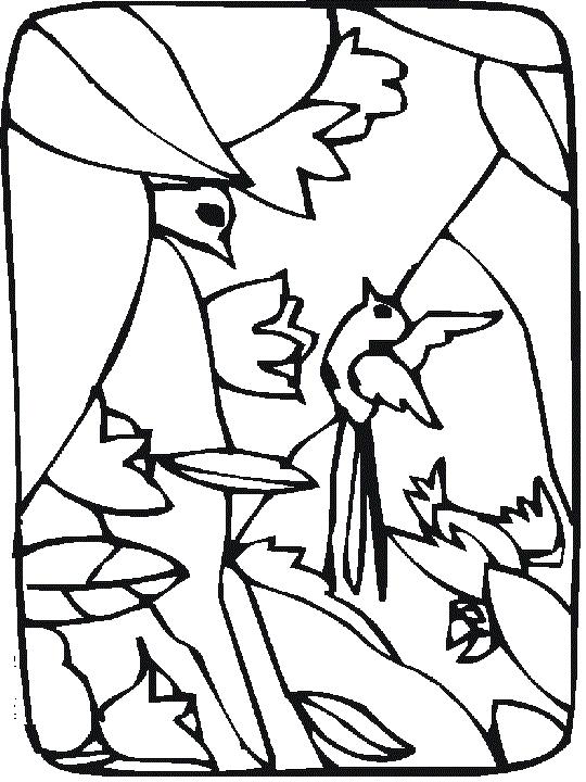 Fisă de colorat cu Primavara de colorat p67