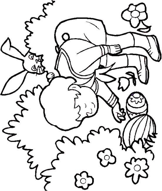 Fisă de colorat cu Primavara de colorat p78