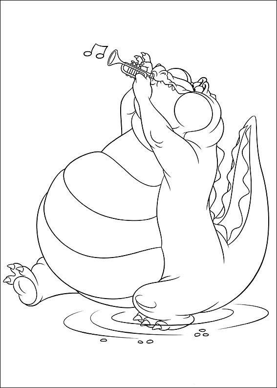 Fisă de colorat cu Printesa si broasca de colorat p31