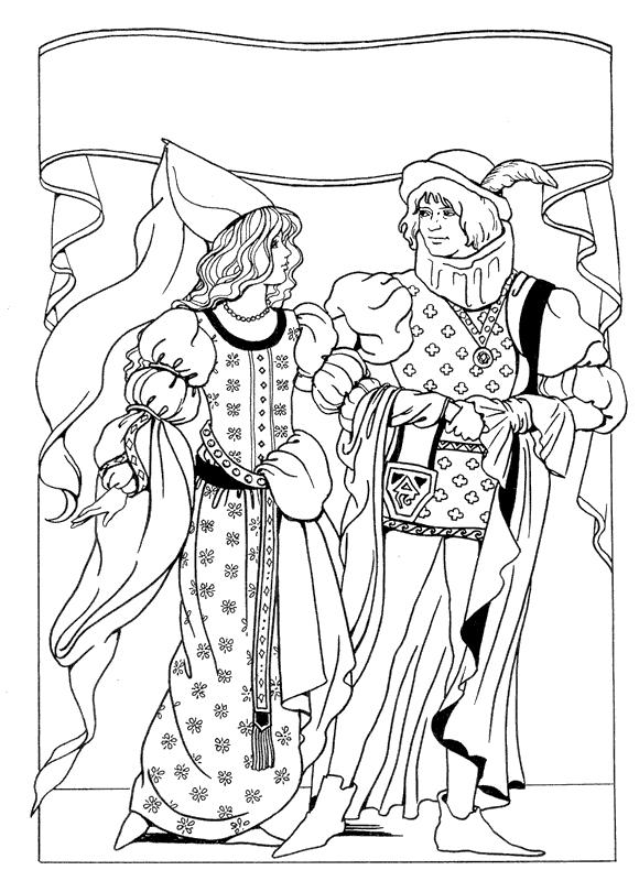 Fisă de colorat cu Printesele disney de colorat p30