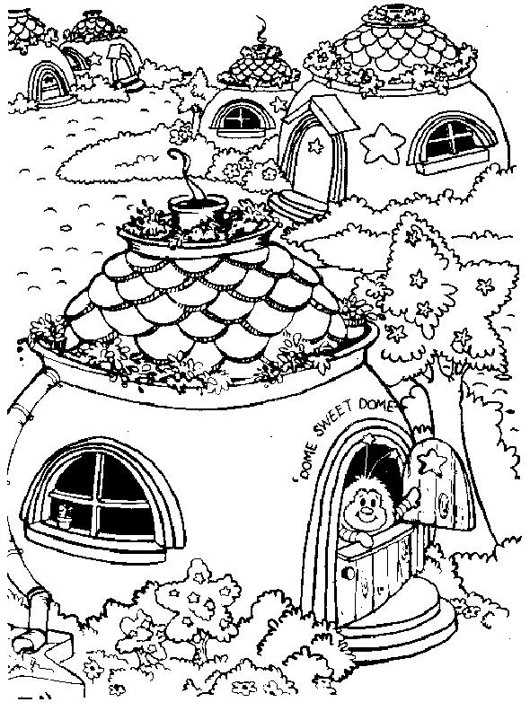 Fisă de colorat cu Rainbow brite de colorat p41