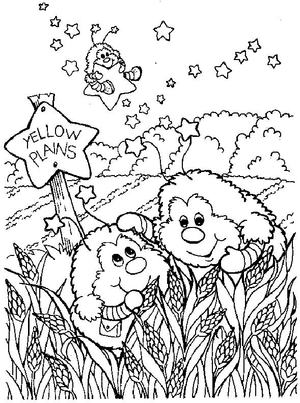 Fisă de colorat cu Rainbow brite de colorat p47