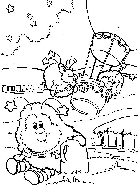 Fisă de colorat cu Rainbow brite de colorat p51