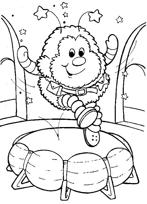 Fisă de colorat cu Rainbow brite de colorat p59