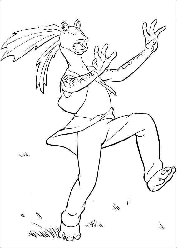 Fisă de colorat cu Razboiul stelelor de colorat p12