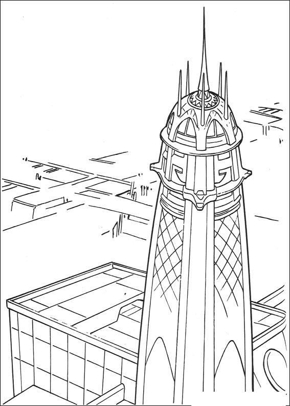 Fisă de colorat cu Razboiul stelelor de colorat p121