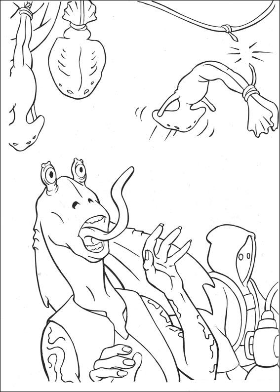 Fisă de colorat cu Razboiul stelelor de colorat p15