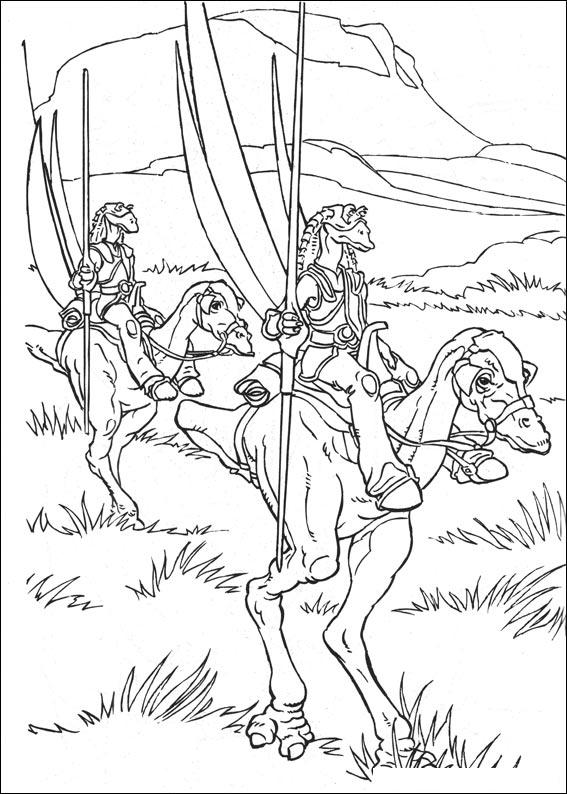 Fisă de colorat cu Razboiul stelelor de colorat p24