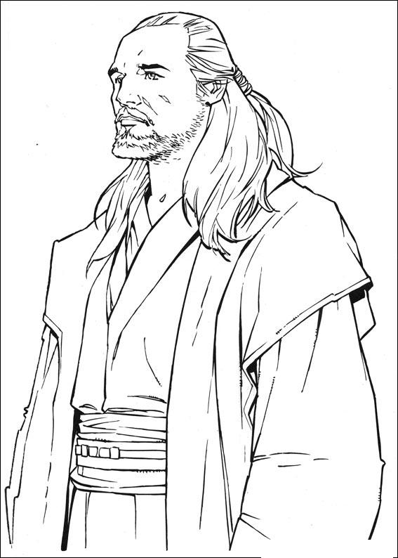 Fisă de colorat cu Razboiul stelelor de colorat p66