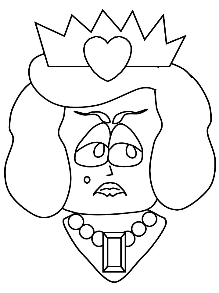 Fisă de colorat cu Regi medievali de colorat p08