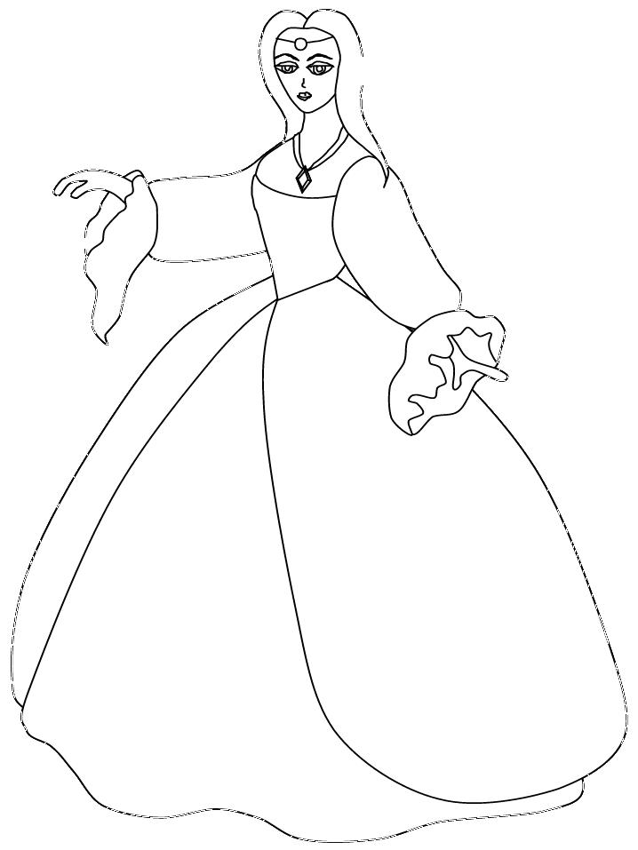 Fisă de colorat cu Regi medievali de colorat p32