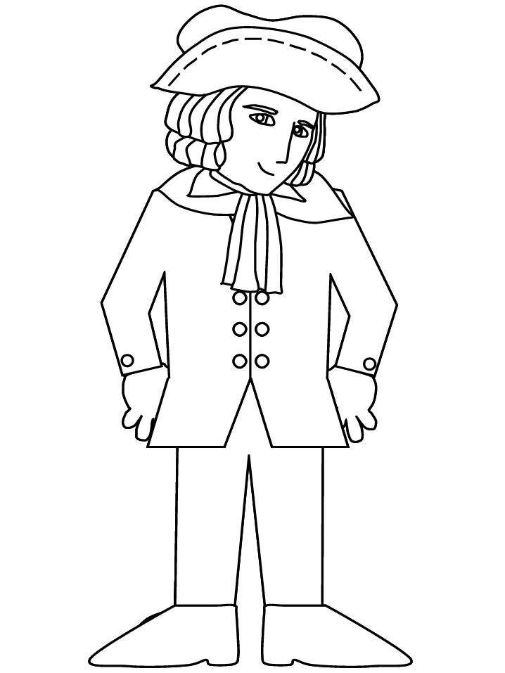 Fisă de colorat cu Regi medievali de colorat p34