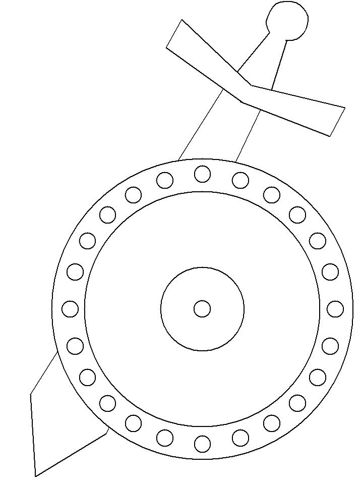 Fisă de colorat cu Regi medievali de colorat p46