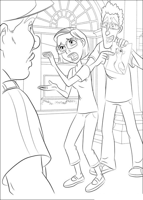 Fisă de colorat cu Rio de colorat p13