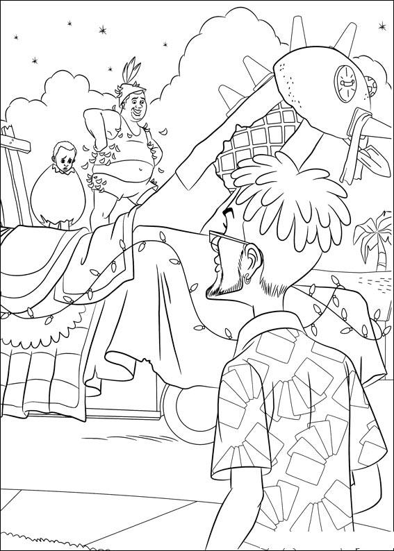 Fisă de colorat cu Rio de colorat p27