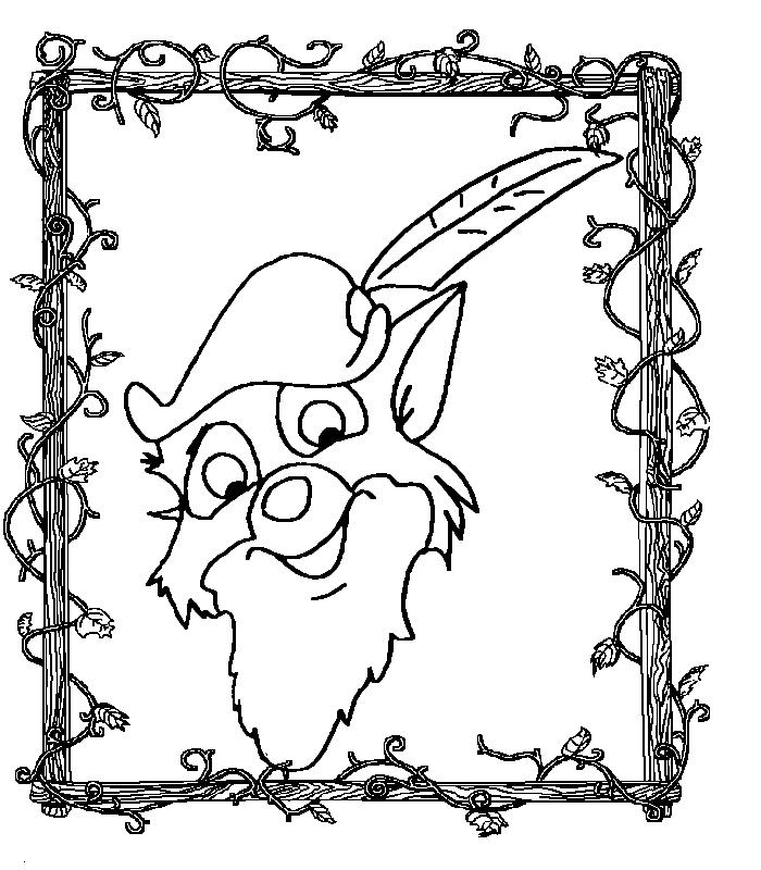 Fisă de colorat cu Robin hood de colorat p10