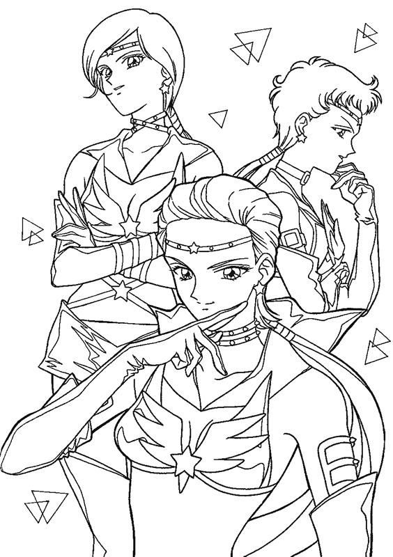 Fisă de colorat cu Sailor moon de colorat p50