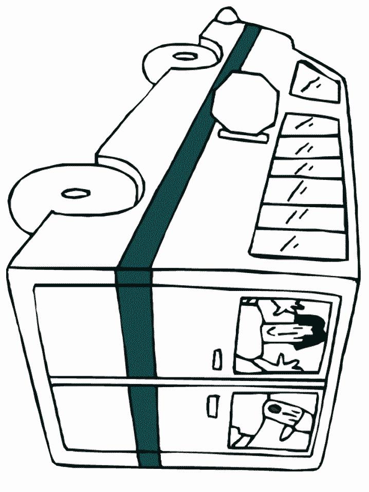 Fisă de colorat cu Scoala de colorat p16