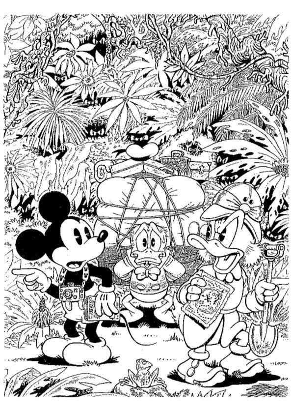 Fisă de colorat cu Scrooge mcduck de colorat p15