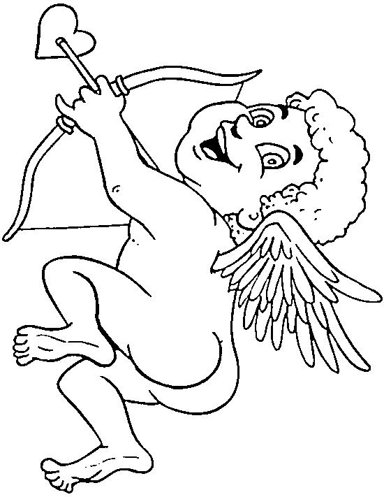 Fisă de colorat cu Sfantul valentin de colorat p05