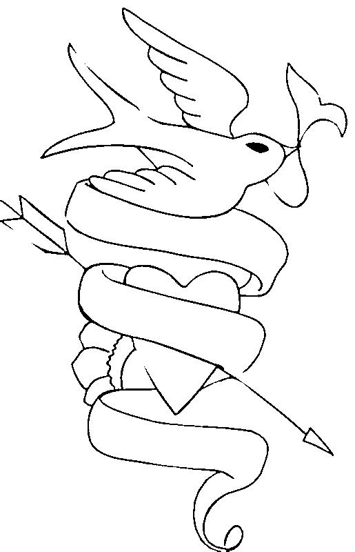 Fisă de colorat cu Sfantul valentin de colorat p08