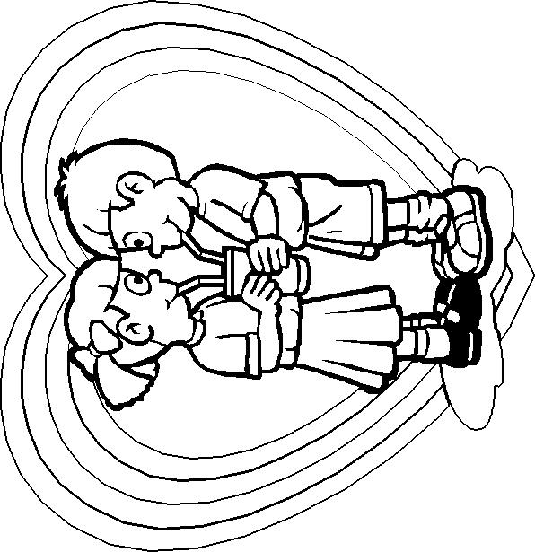 Fisă de colorat cu Sfantul valentin de colorat p10