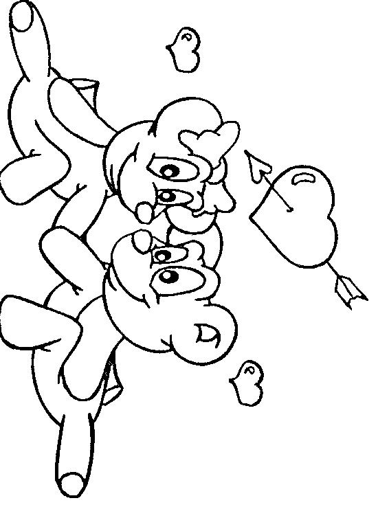 Fisă de colorat cu Sfantul valentin de colorat p51