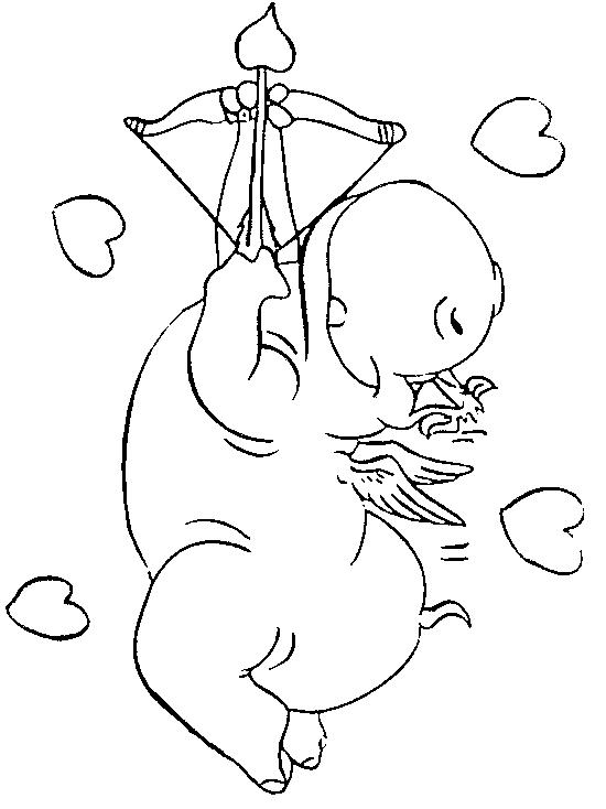 Fisă de colorat cu Sfantul valentin de colorat p59