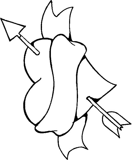 Fisă de colorat cu Sfantul valentin de colorat p65