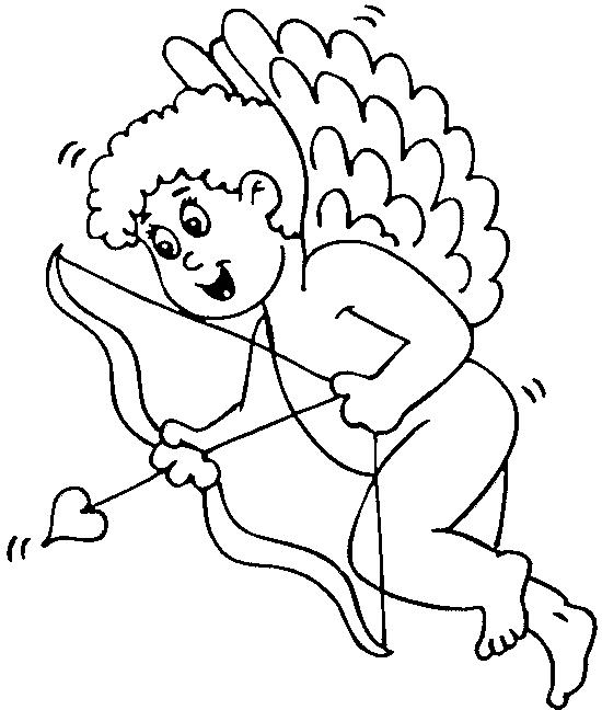 Fisă de colorat cu Sfantul valentin de colorat p67