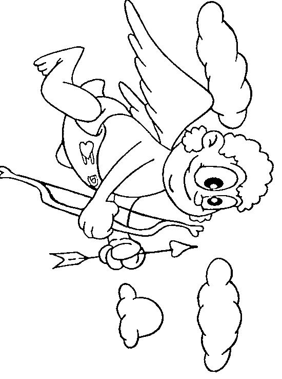 Fisă de colorat cu Sfantul valentin de colorat p68