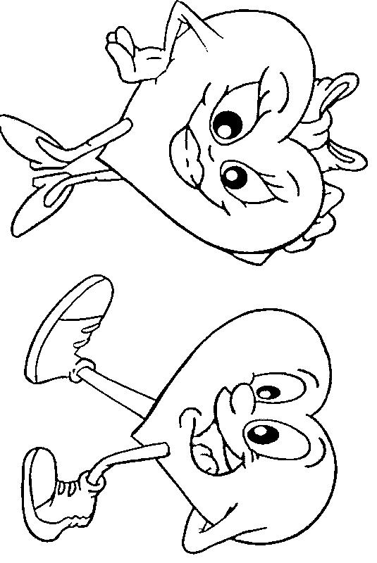 Fisă de colorat cu Sfantul valentin de colorat p70