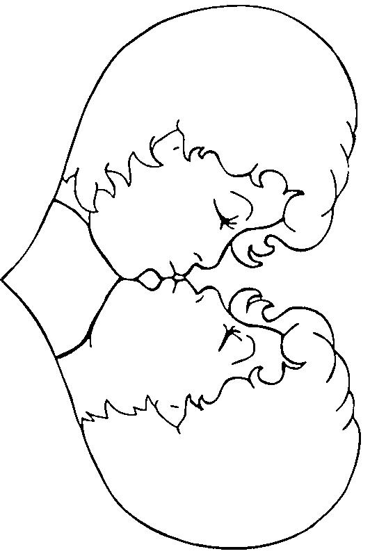 Fisă de colorat cu Sfantul valentin de colorat p73