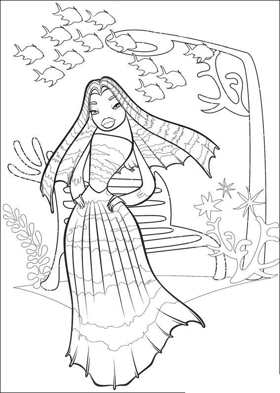 Fisă de colorat cu Shark tale de colorat p04