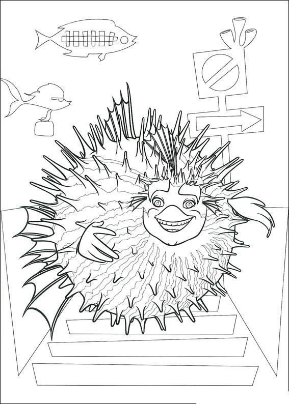 Fisă de colorat cu Shark tale de colorat p05