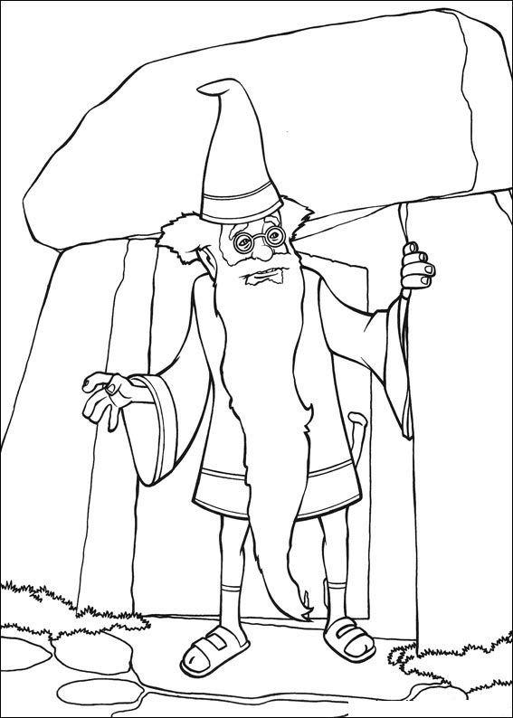 Fisă de colorat cu Shrek de colorat p142