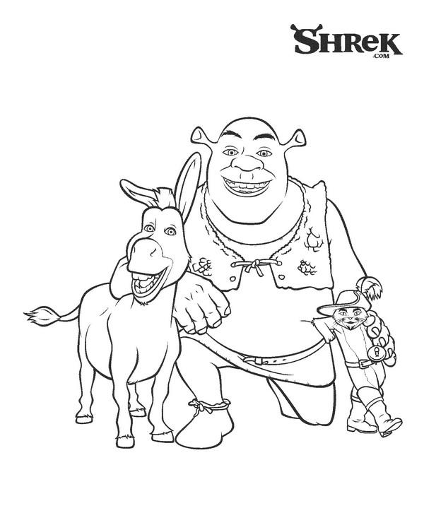 Fisă de colorat cu Shrek de colorat p33