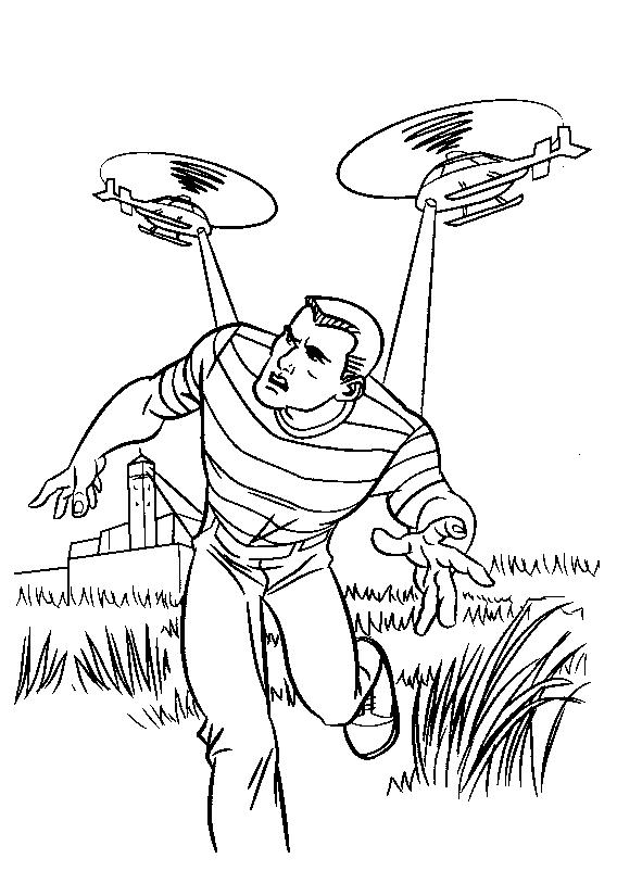 Fisă de colorat cu Spiderman de colorat p15