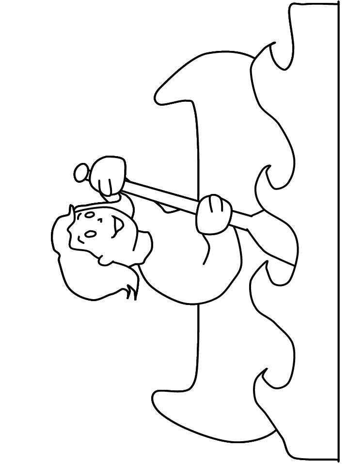 Fisă de colorat cu Sport de colorat p03