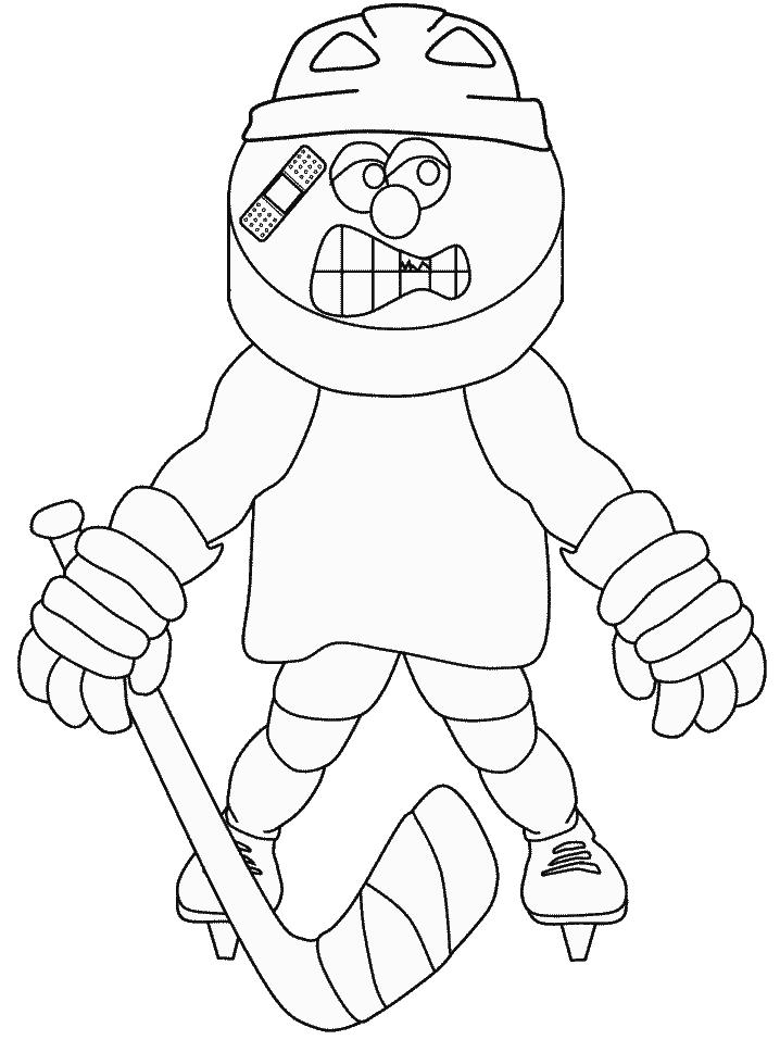 Fisă de colorat cu Sport de colorat p08