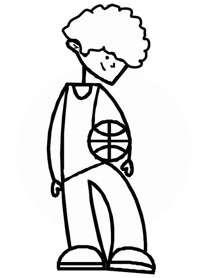 Fisă de colorat cu Sport de colorat p108