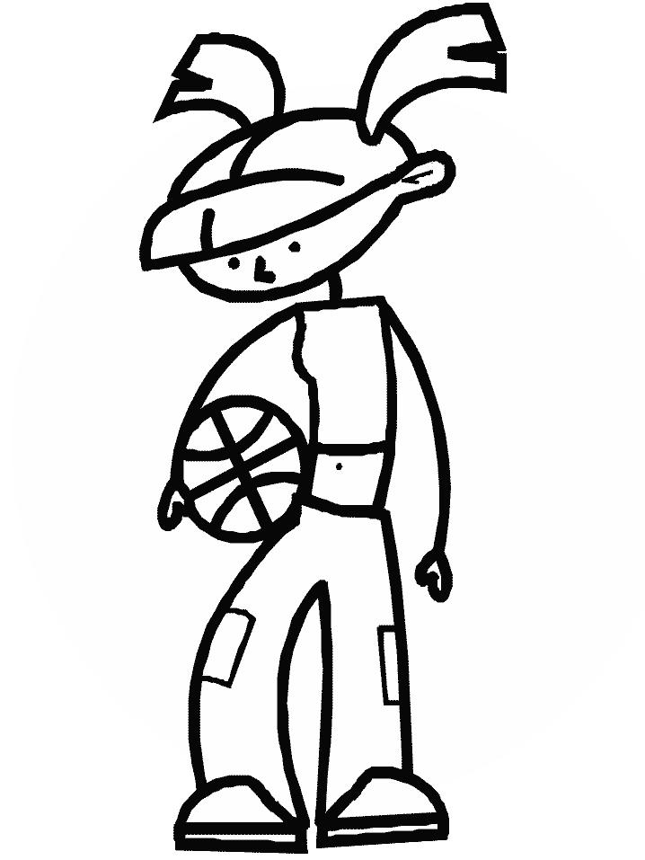 Fisă de colorat cu Sport de colorat p23