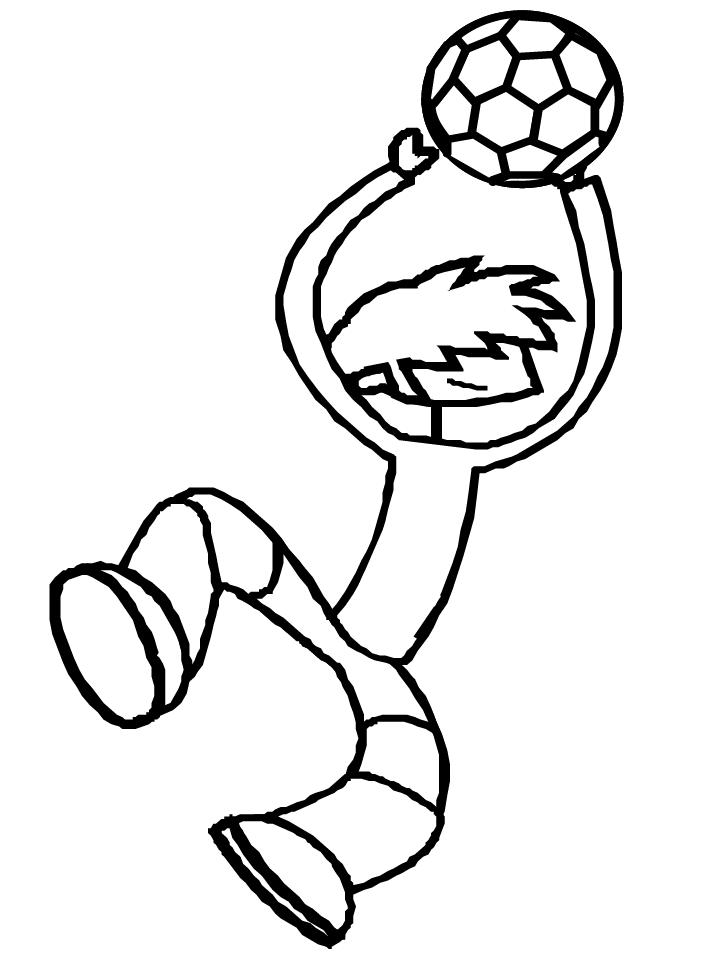 Fisă de colorat cu Sport de colorat p27