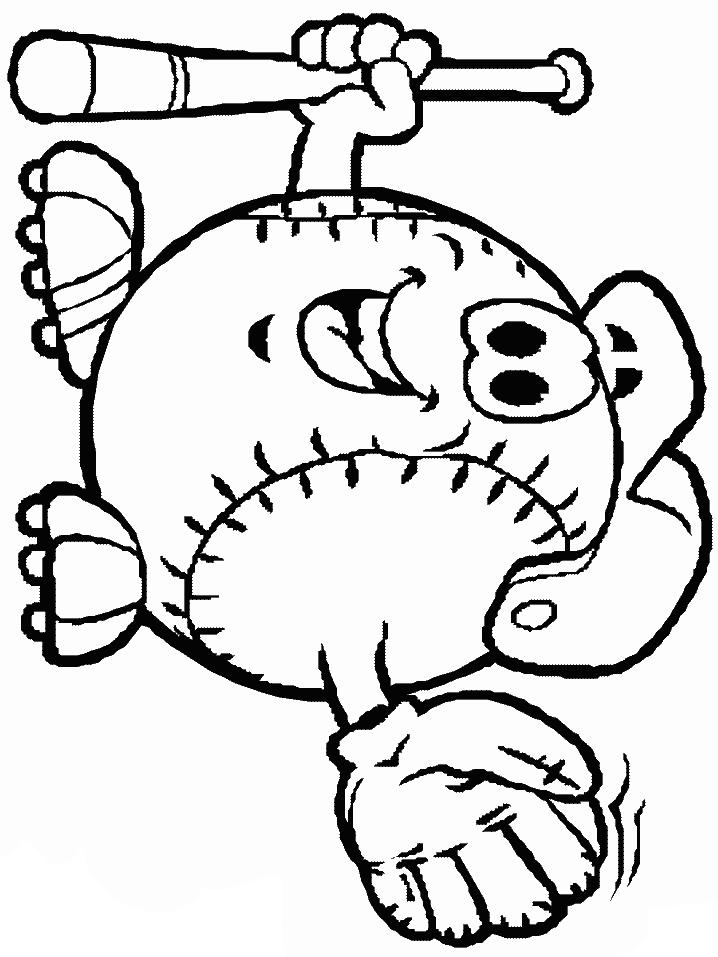 Fisă de colorat cu Sport de colorat p34