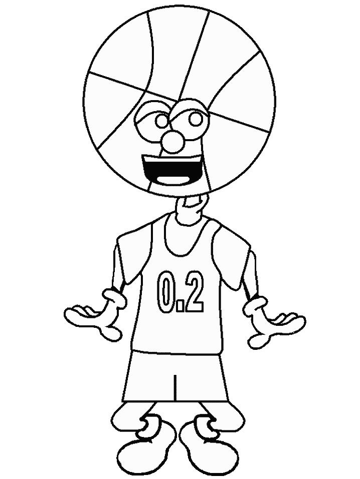 Fisă de colorat cu Sport de colorat p93