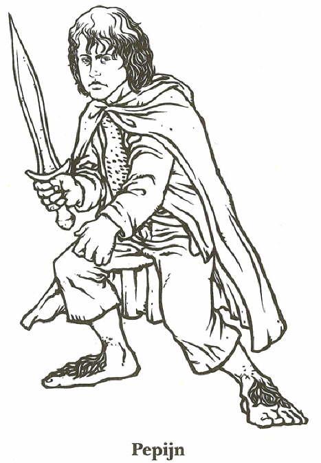 Fisă de colorat cu Stapanul inelelor de colorat p01