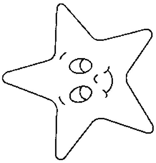 Fisă de colorat cu Stelute de colorat p02